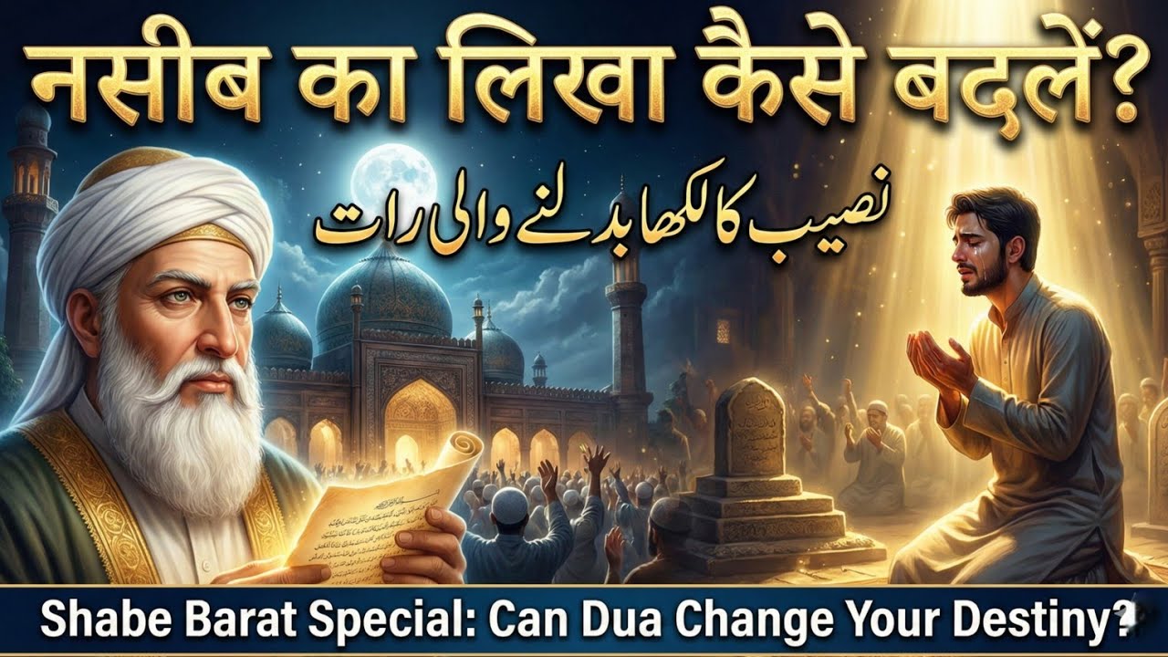 Naseeb Ka Likha Kaise Badlen? | Shabe Barat Special: Gause Azam Advice | The Night of Destiny