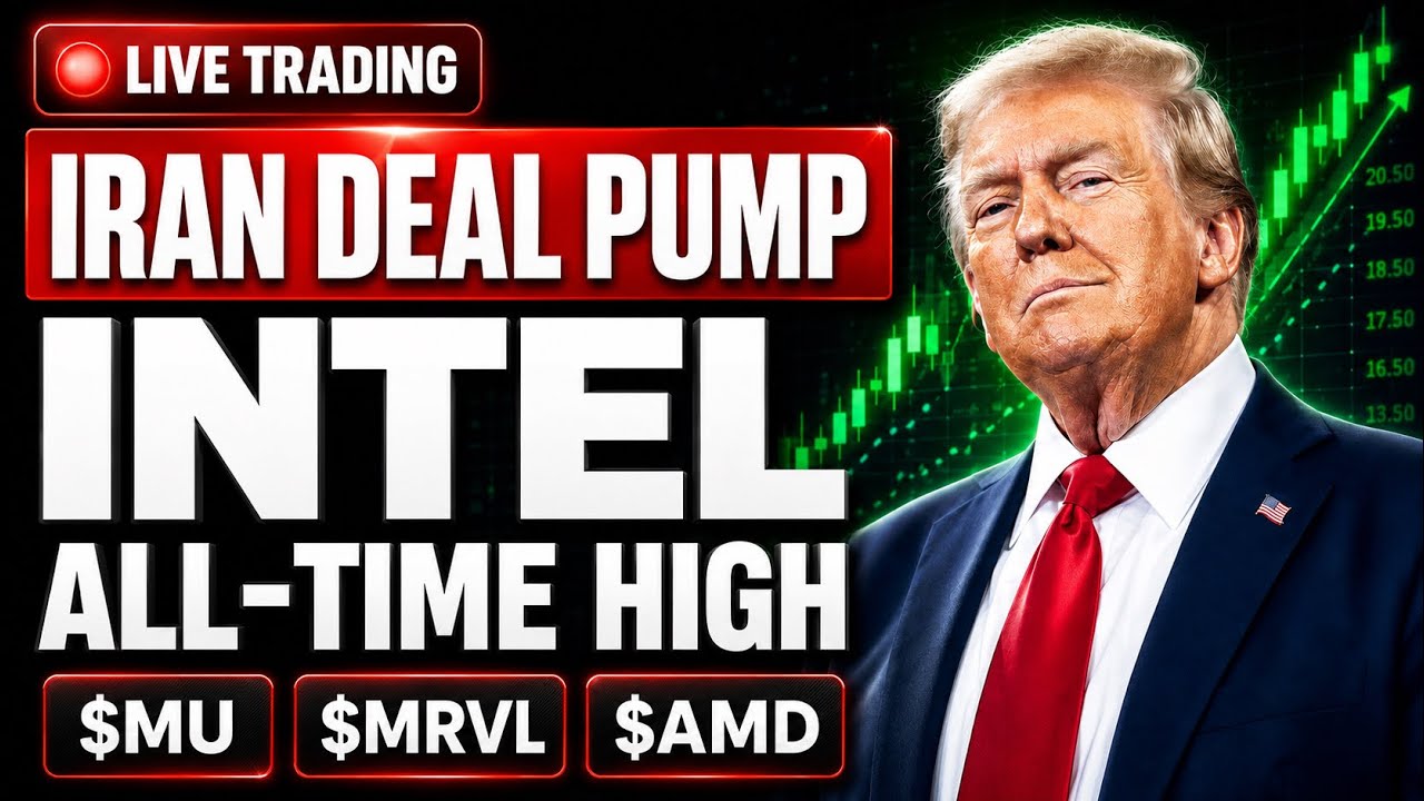 $MU $HOOD BIG MOVE, $INTC New ALL-TIME HIGH, Oil Falls | Live Trading Stock Market Today $MU $SPCX