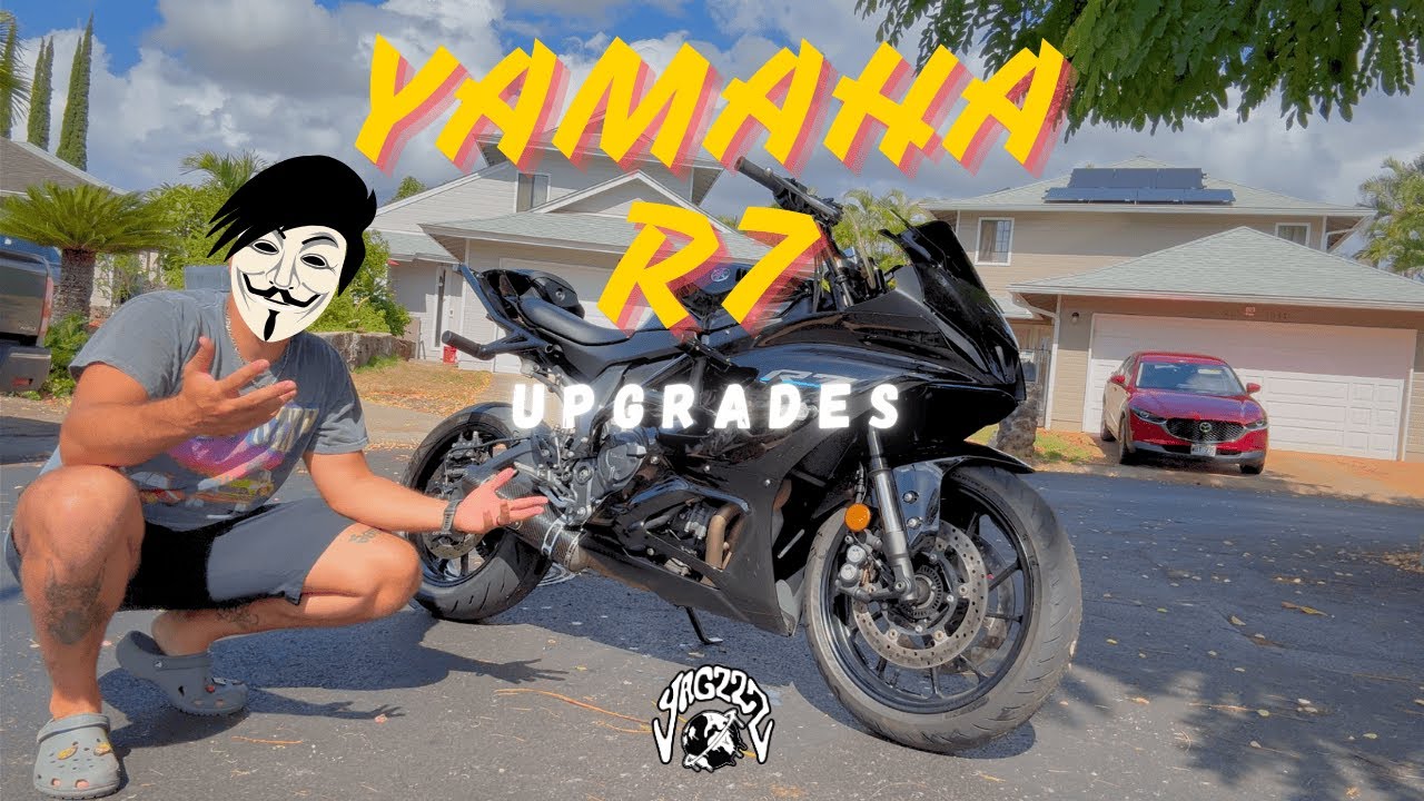 YAMAHA R7 Gets Fire Mods | SS Moto Big Brake Kit, Saggy Tail Fix, Sprocket, Chain, and More