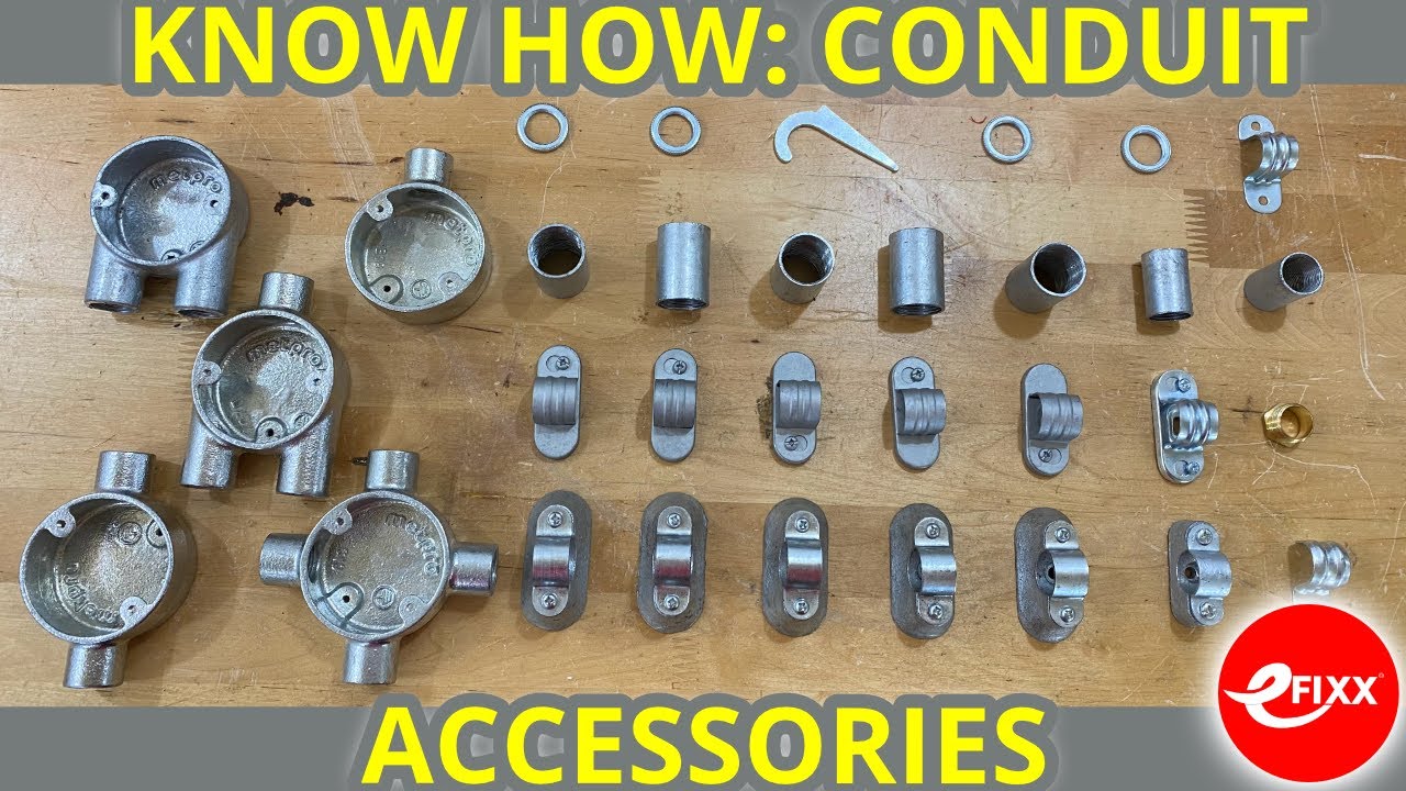 METAL CONDUIT INSTALLATION Accessories & Fixings - boxes, saddles & bushes