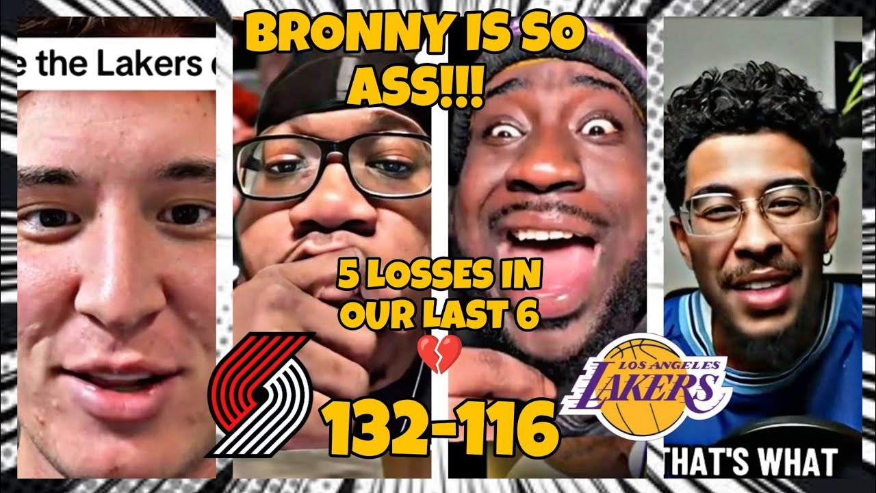 Lakers fans CRASH OUT after another embarrassing loss to the Blazers 