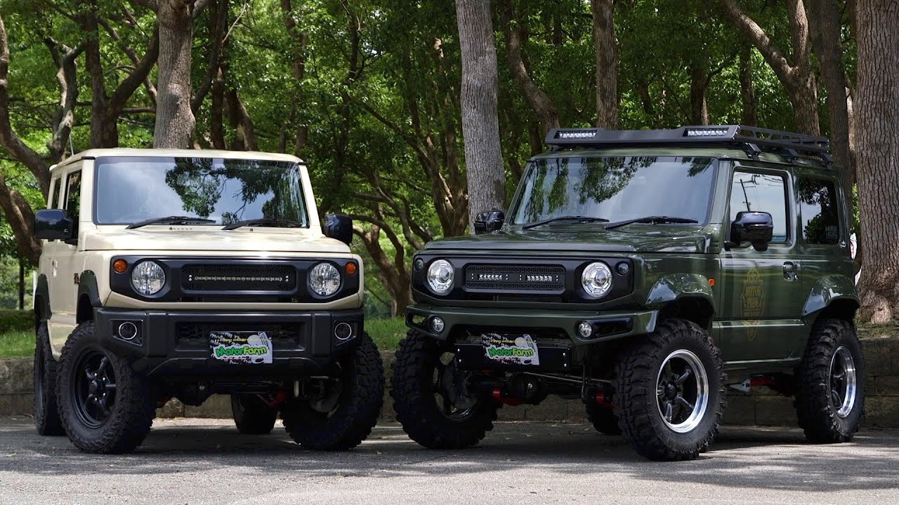 モーターファーム ジムニーJB64 & 74用パーツインタビュー「二台のジムニーに見える “モーターファームからの提案” 」