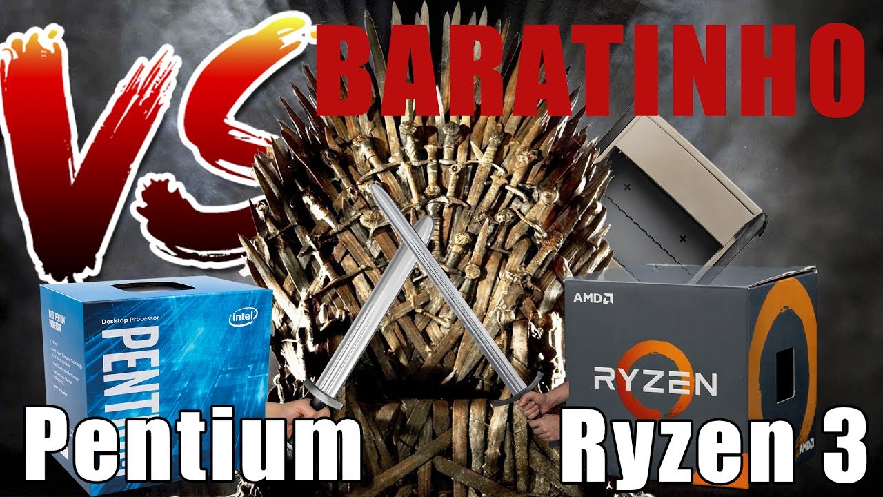 Batalha pelo Baratinho! - O Ryzen 3 chegou pra brigar com o Pentium