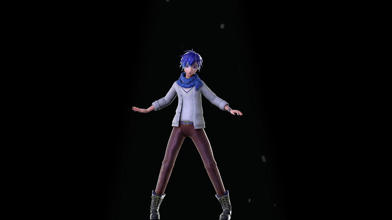 【MMD x Blender】 HOLOGRAM READY HD 60 FPS - Snowman / スノーマン - Magical Mirai 2020