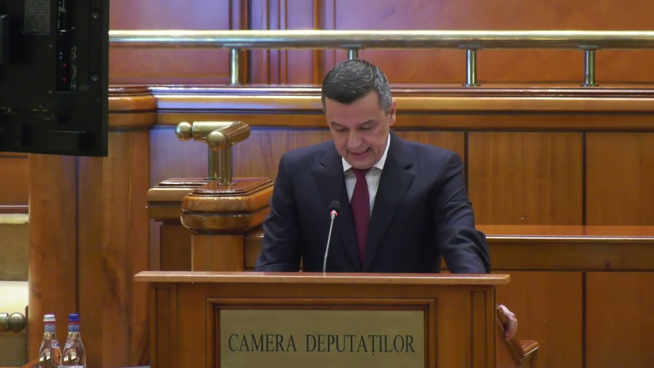 Discurs susținut de Sorin Grindeanu, în plenul Parlamentului – 19.03.2026