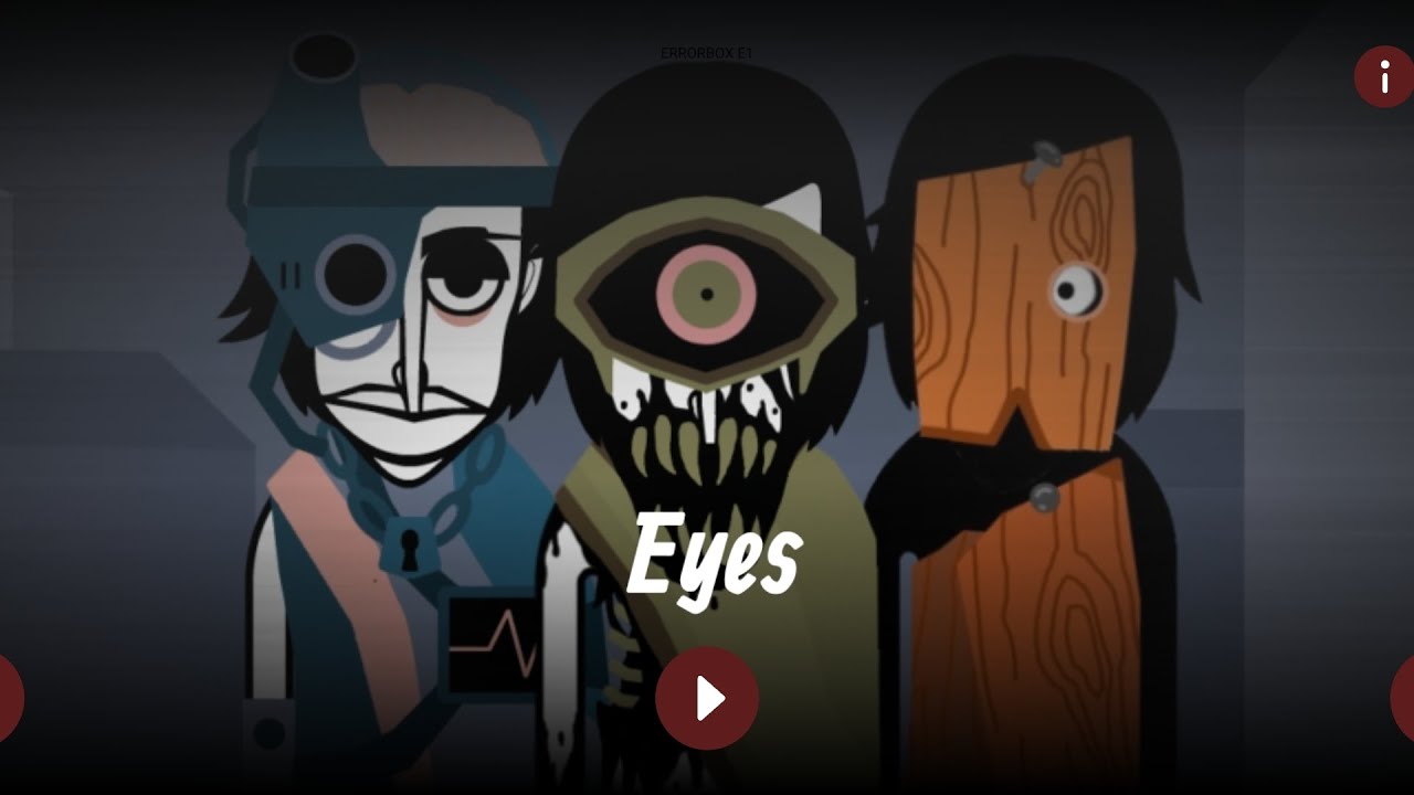 Incredibox mod Errorbox Eyes |gameplay|+mix