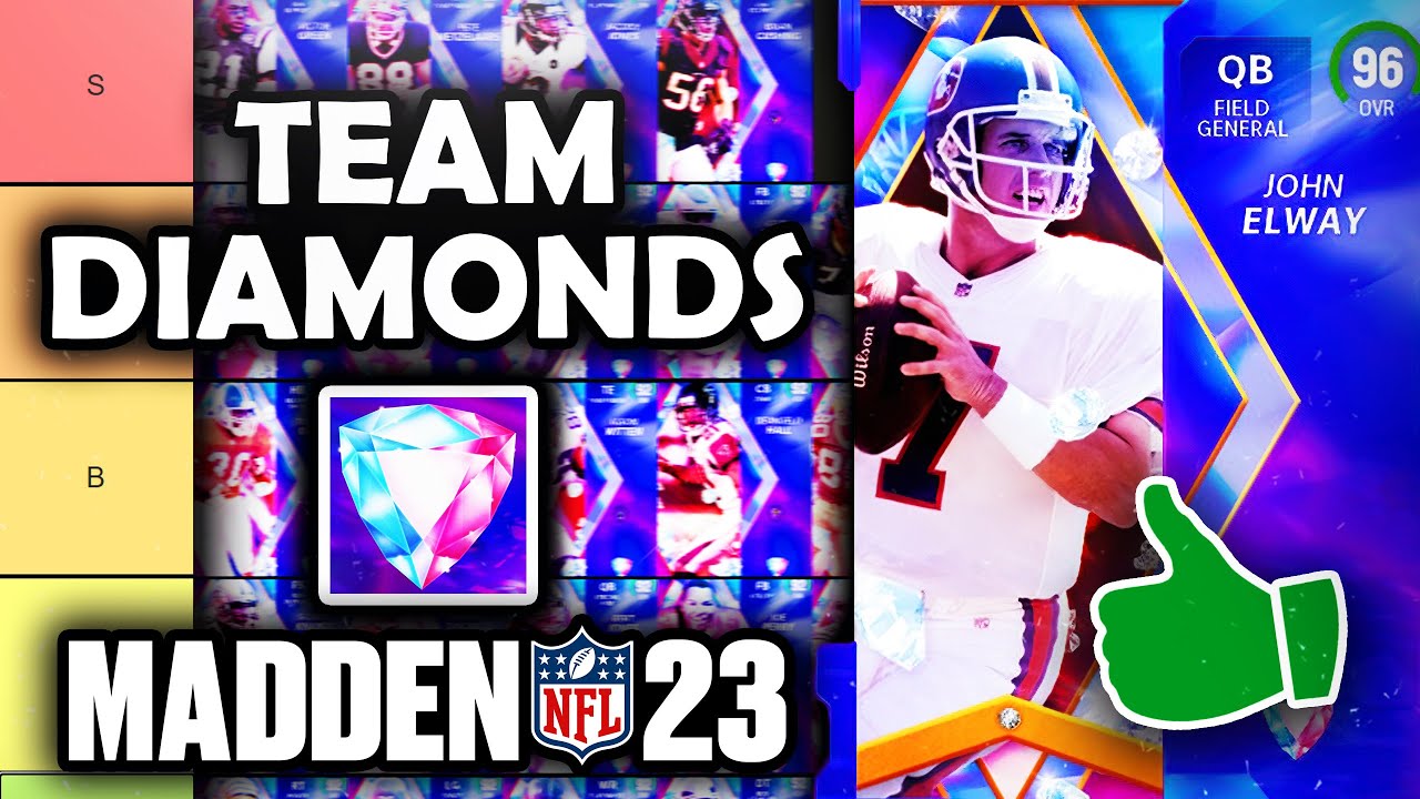 RANKING the BEST Team Diamonds in Madden 23 Ultimate Team (Tier List)