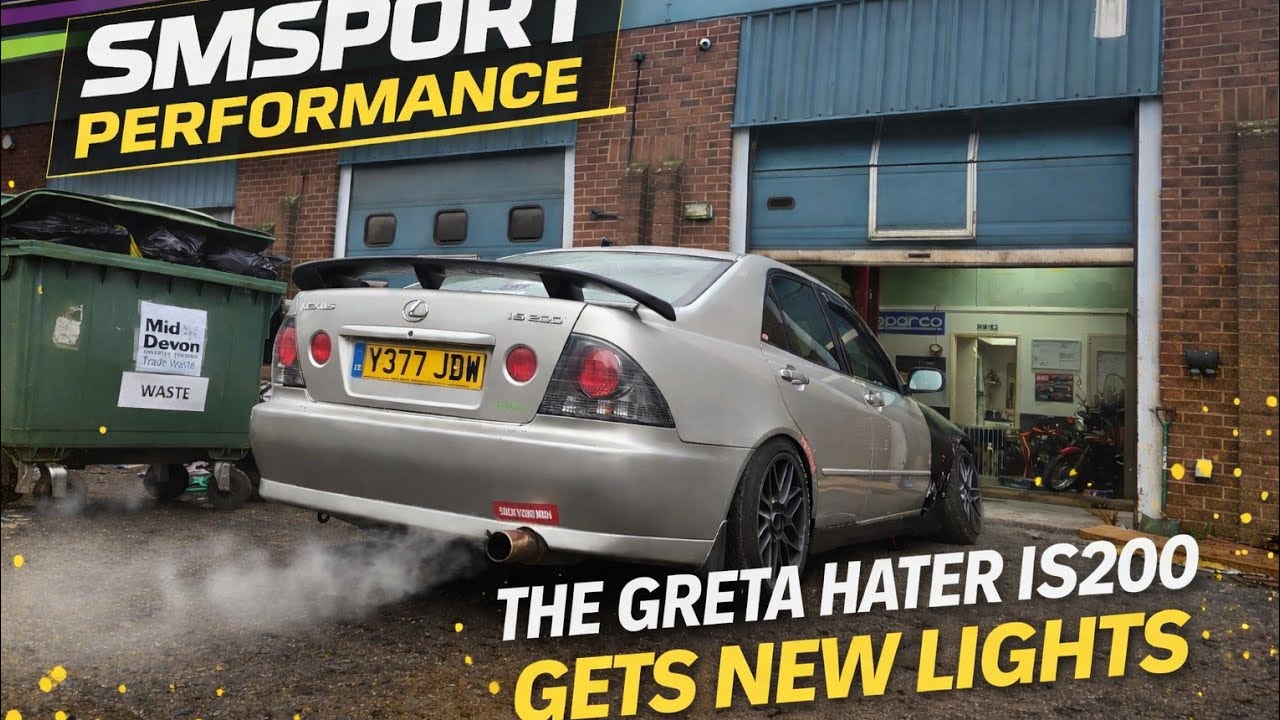 Fitting New Lights on the IS200 Drift Car #LexusIS200 #DriftCar #CarMods #jdm #SMSPORTPerformance