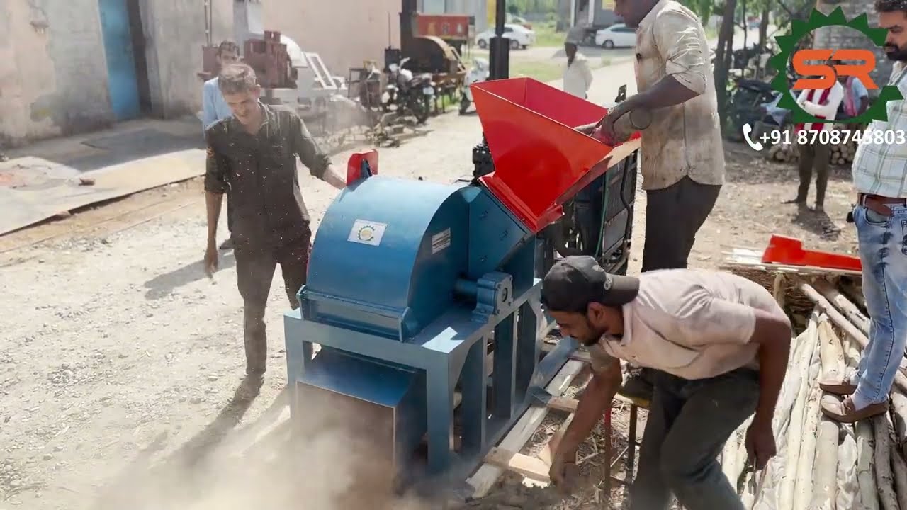 Wood Saw Dust Machine | Wood Crusher Machine | Wood Chipper Machine | Wood Shredder | Burada Machine