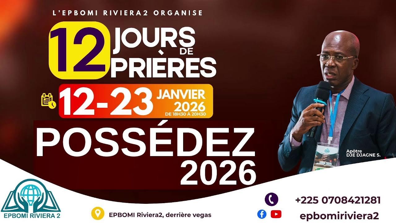 12 JOURS DE PRIERES A L'EPBOMI RIVIERA 2