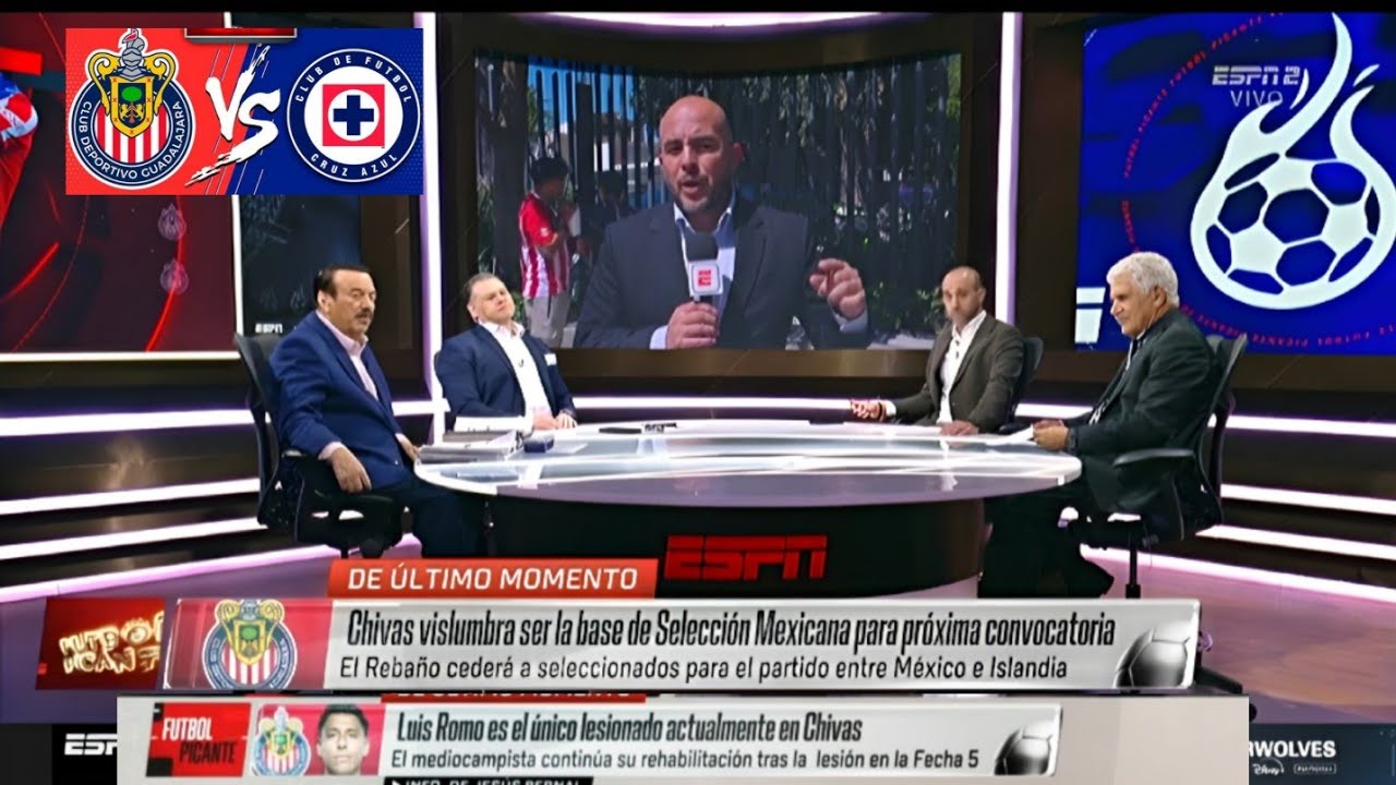 Reporte De Chivas : Luis Romo es el única lesionado actualmente en Chivas | Cruz Azul vs Chivas 