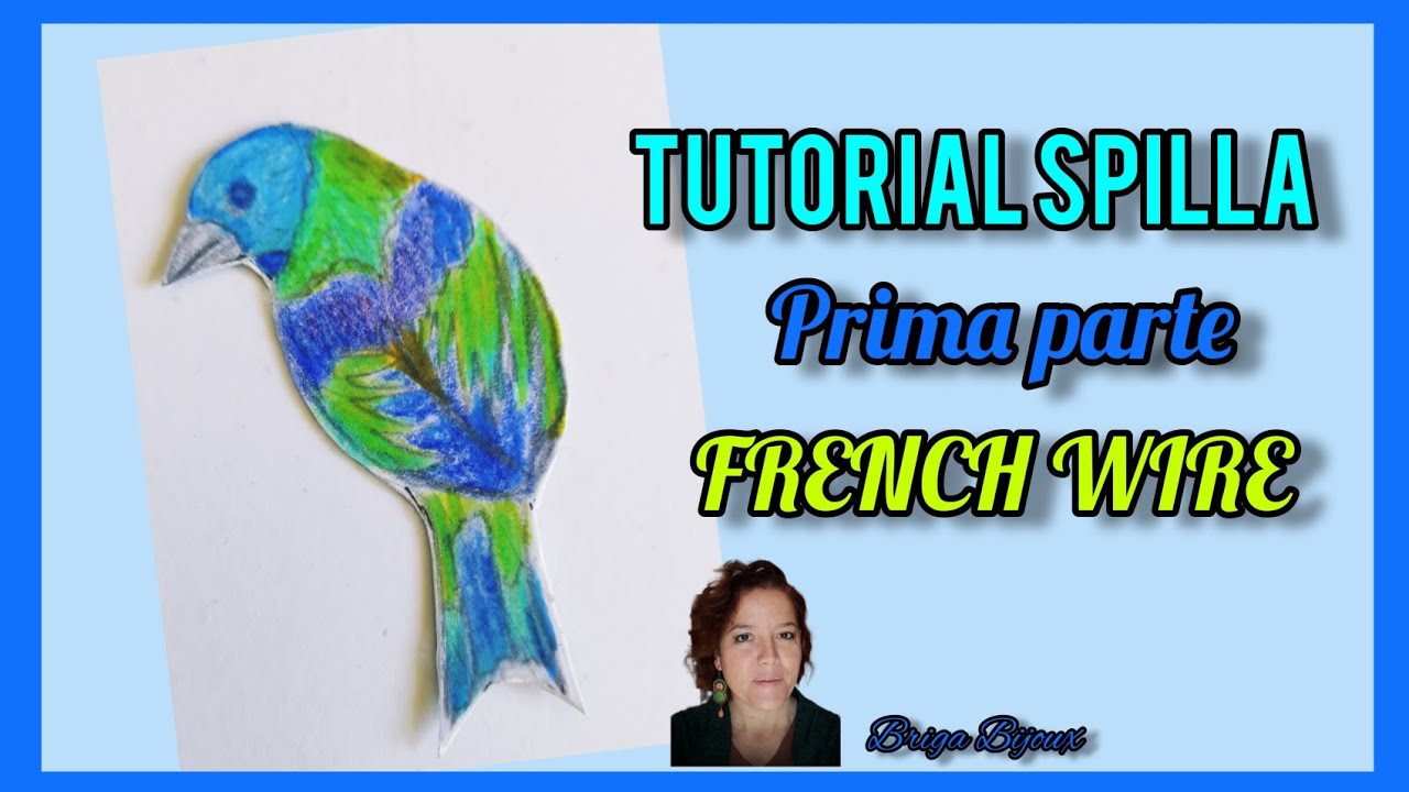 Come si usa il FRENCH WIRE nel beadembroidery - bead work - embroidery - tutorial Prima parte