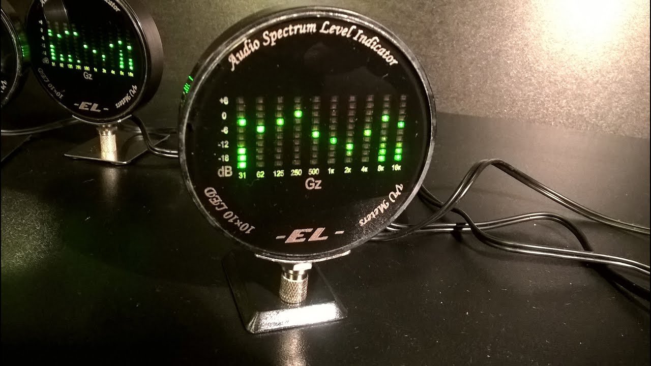 Анализатор спектра AUDIO, или индикатор уровня и спектра    EL VUS 1010 Манометр 7м07сек
