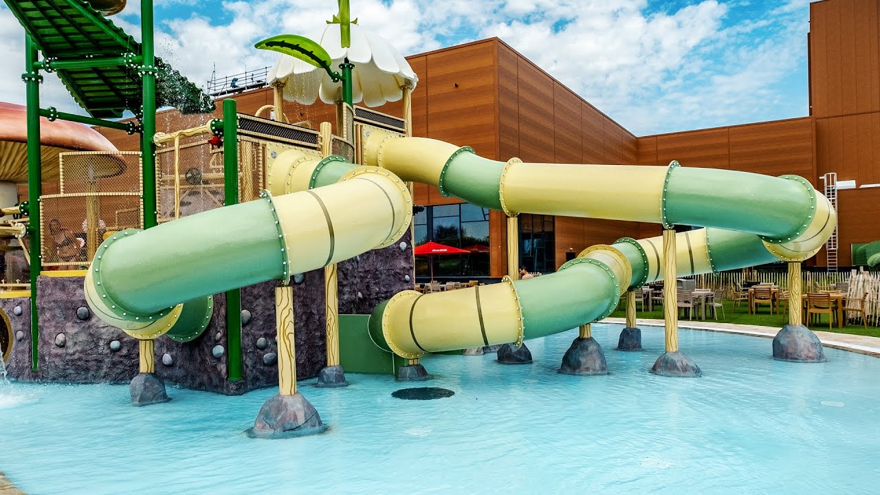 Jardin d'Eau Outdoor Water Slides [NEW] Plopsaqua Hannut