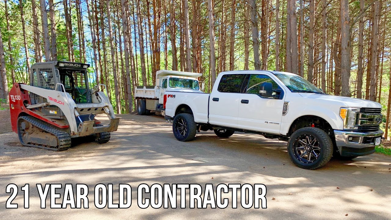 Day In The Life Of a 21 Year Old Contractor | Dirt Screening, Heavy Equipment, & Problems!