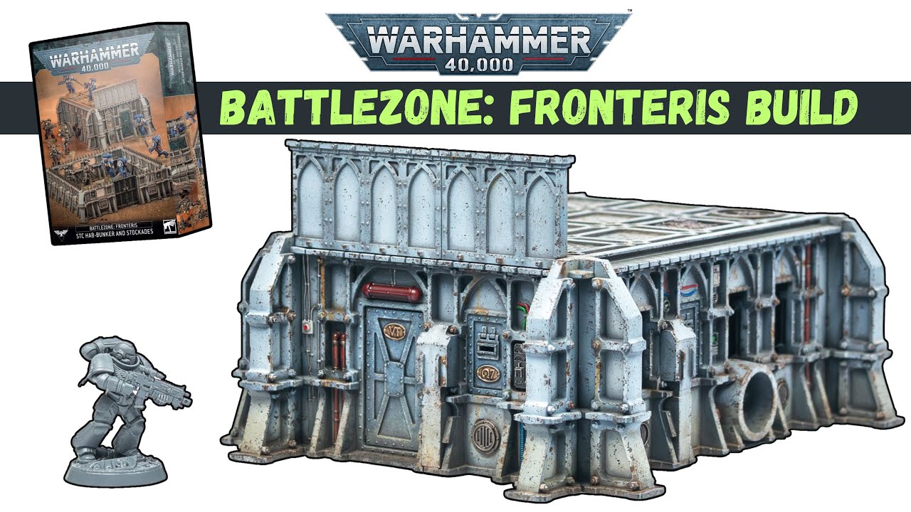 Видео постройки бункера Warhammer 40.000 Battlezone Fronteris