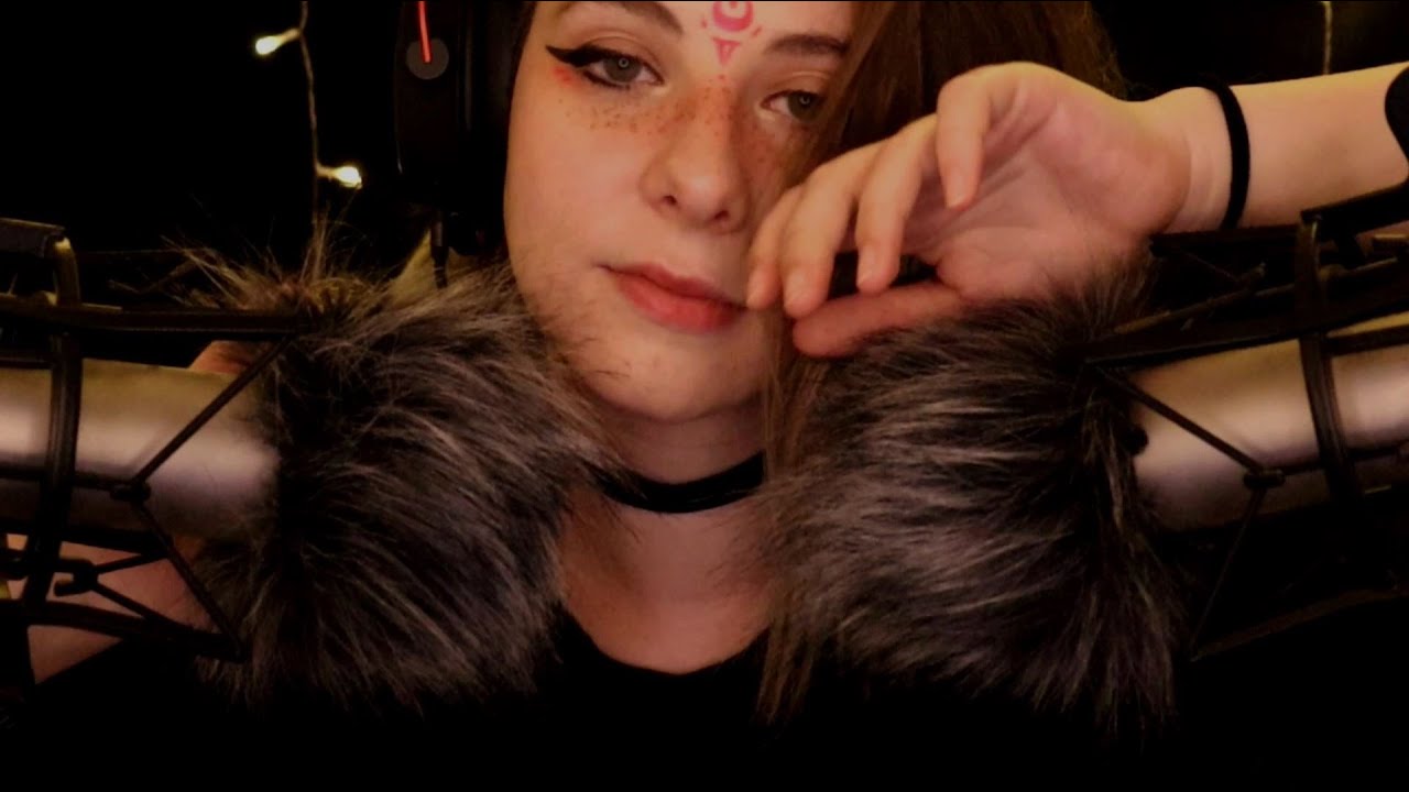 ASMR | gentle fluffy sounds, deep breathing & rain - no talking