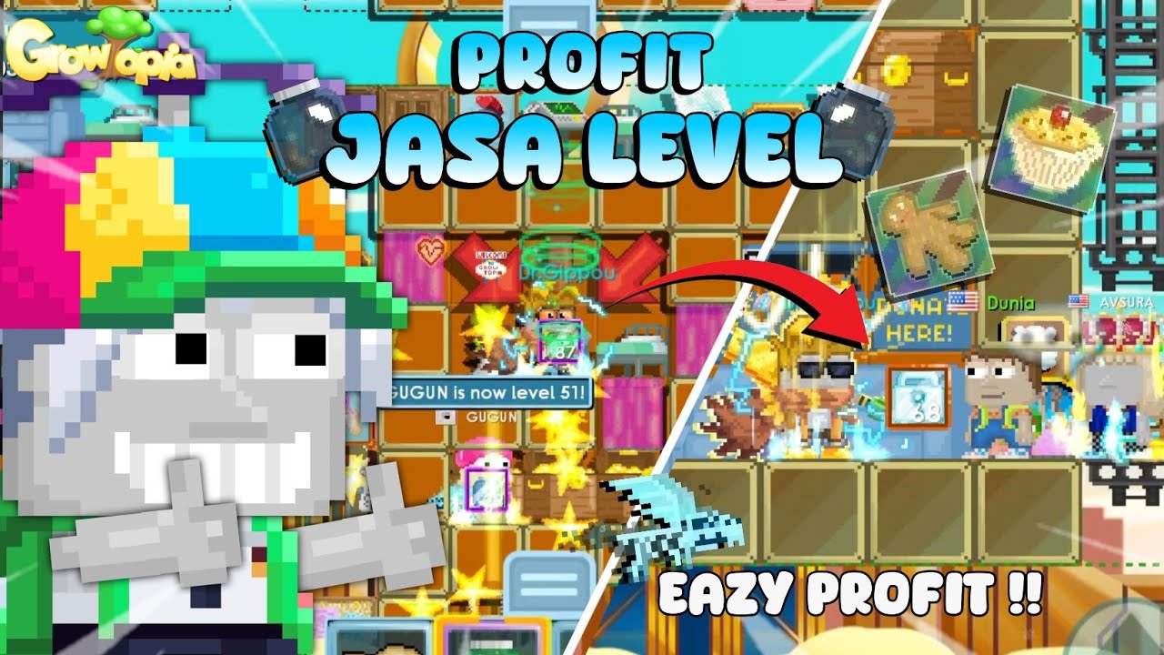 JADI ADMIN LVL PROFIT NYA GA MAIN MAIN GUYS 🤑| PROFIT GROWTOPIA 2026