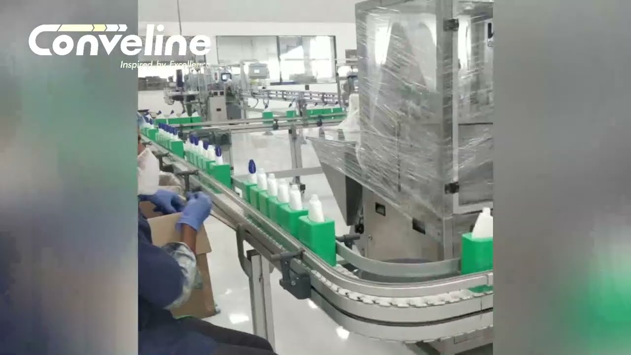 Flexible Chain Conveyor for Bearing and Personal care industries