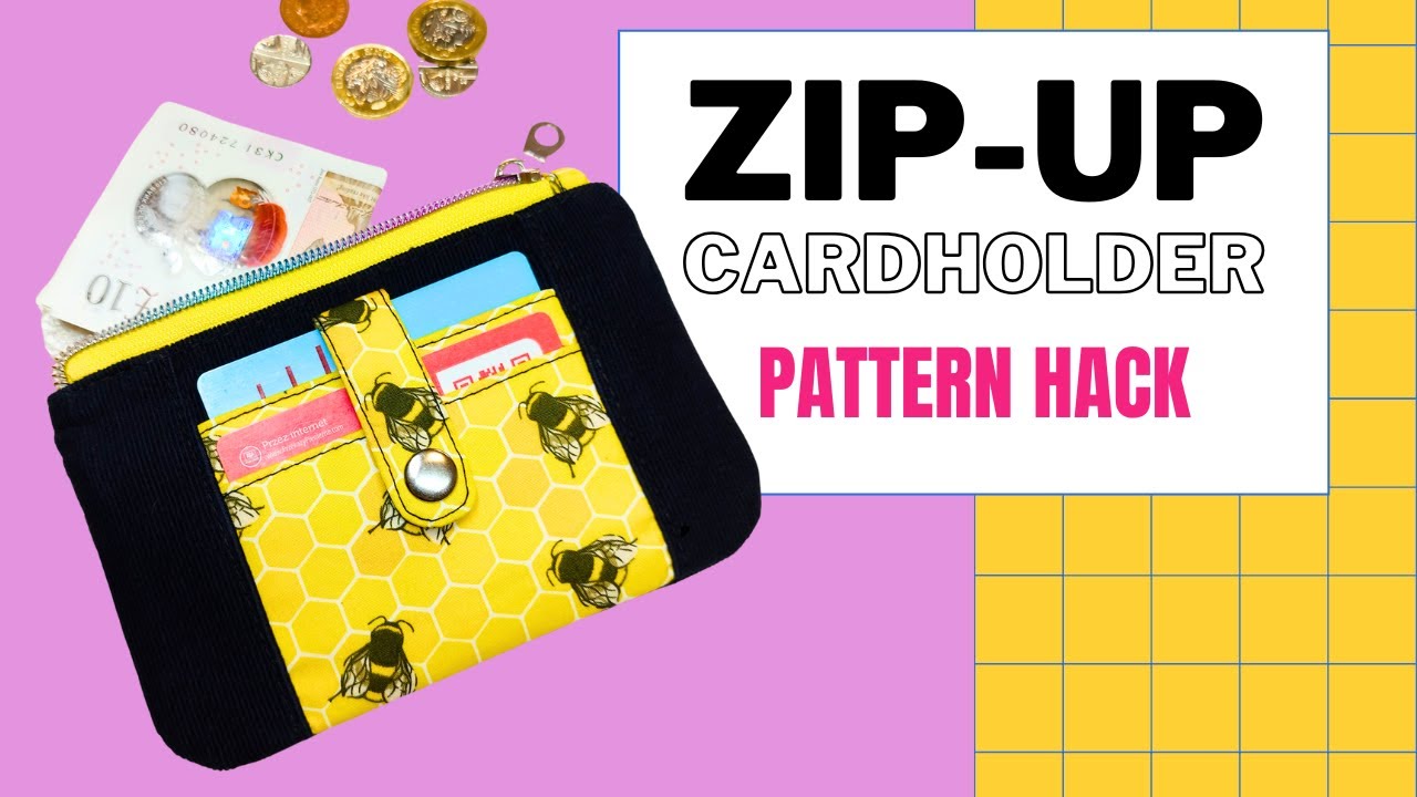 How To Modify a Zip-up Cardholder Pattern