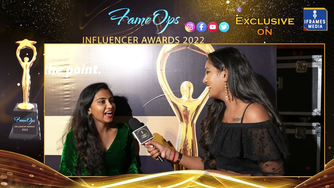 Premlatha Face To Face at Influencer Awards 2022 | Iframes media