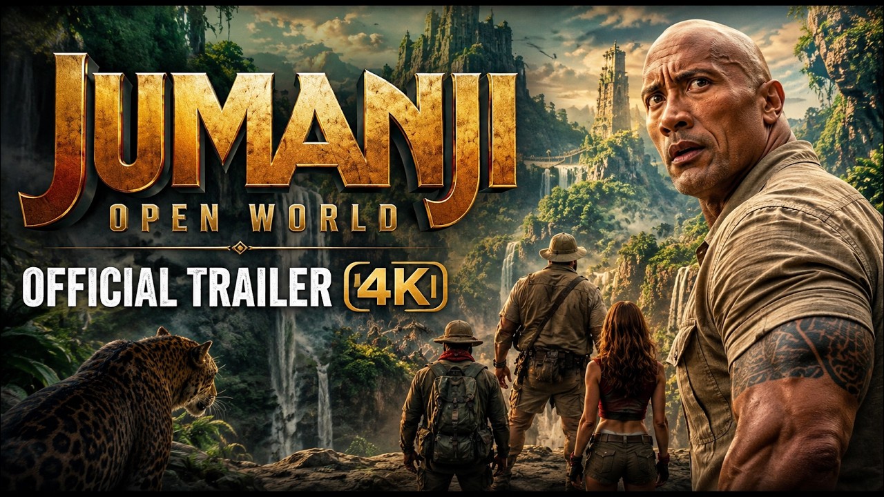 ДЖУМАНДЖИ: ОТКРЫТЫЙ МИР &mdash; Трейлер (4K)