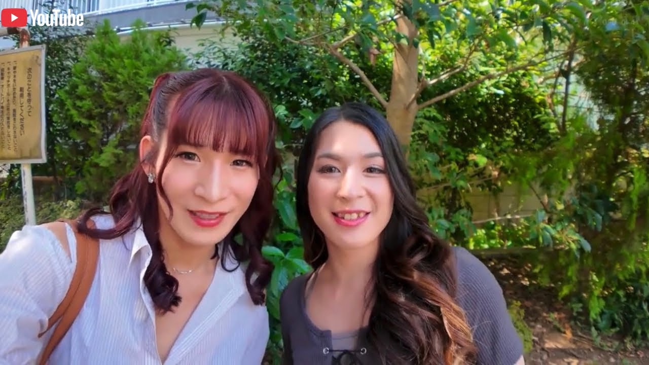 【ニューハーフ】 男の娘同士で密着デート！