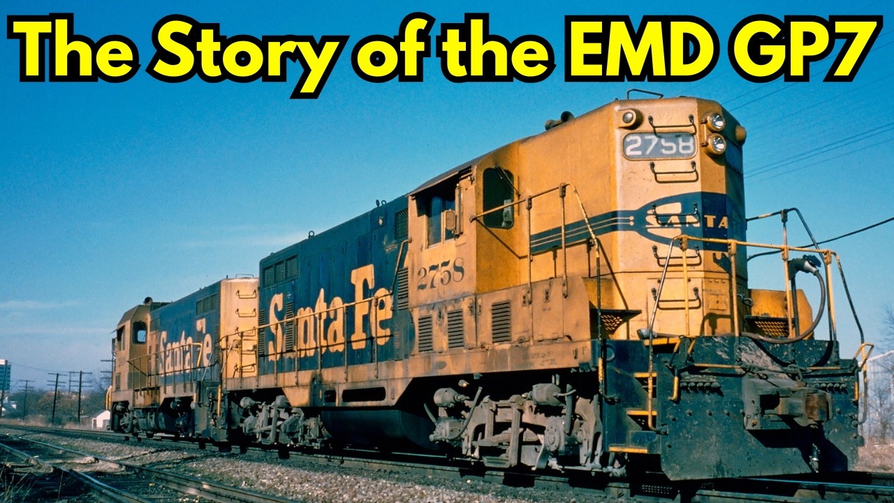 The Story of the EMD GP7 Locomotive - Discover the Diesel That Changed Everything #gp7 #usa #railway