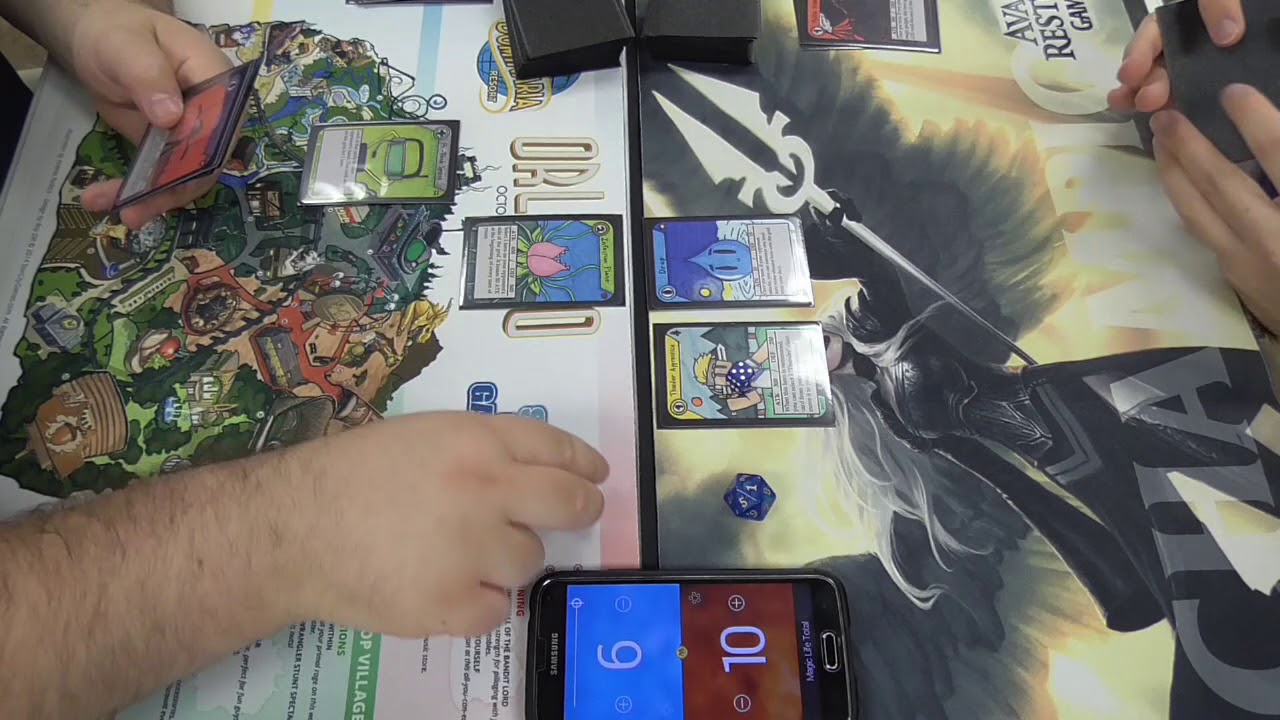 Heroic TCG: Battle 2 - Nature Dark Light vs Water Fire Electric