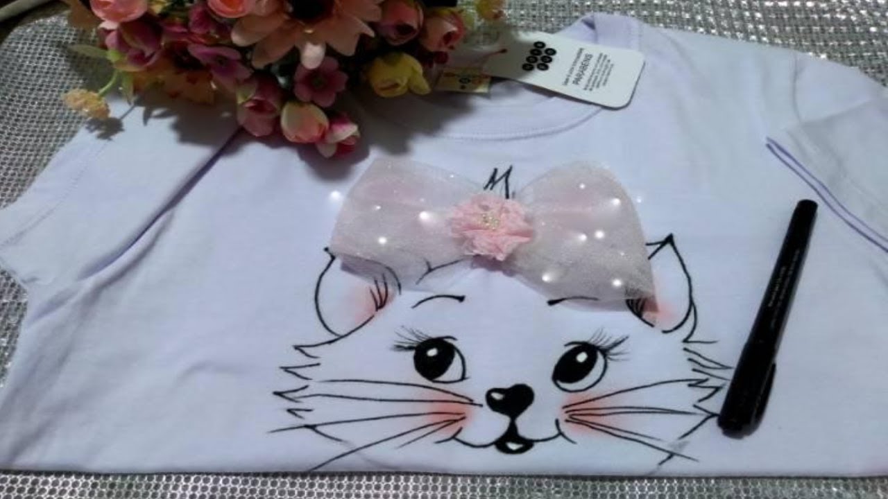 Muito Fácil Pintar com Canetinha para Tecido - Camisetas personalizadas