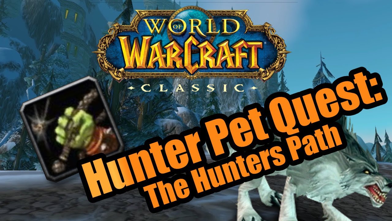 WoW Classic Hunter Pet Questline (Level 10 Alliance Dwarf Hunter)