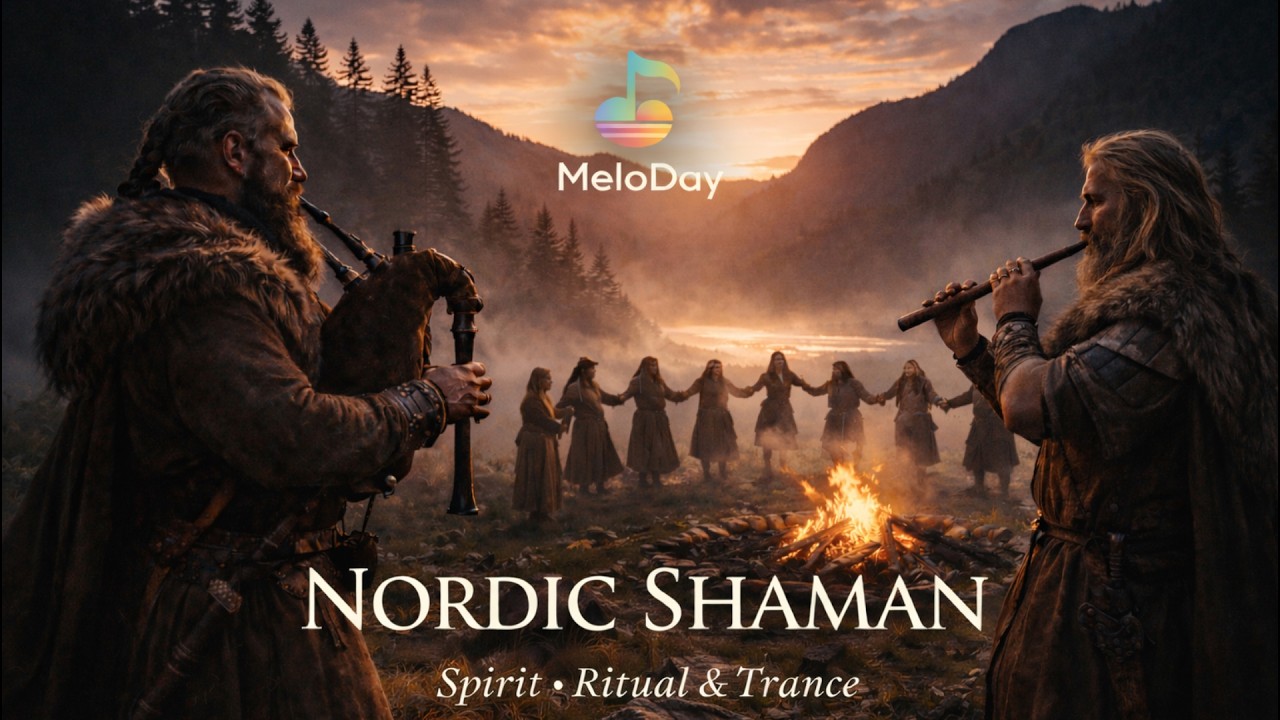 NORDIC SHAMAN | Tribal Nordic Ritual Music for Deep Focus & Meditation – Roots & Spirit