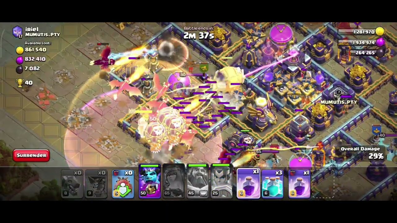 Clash of clans gameplay #sovandr #coc #supercell 