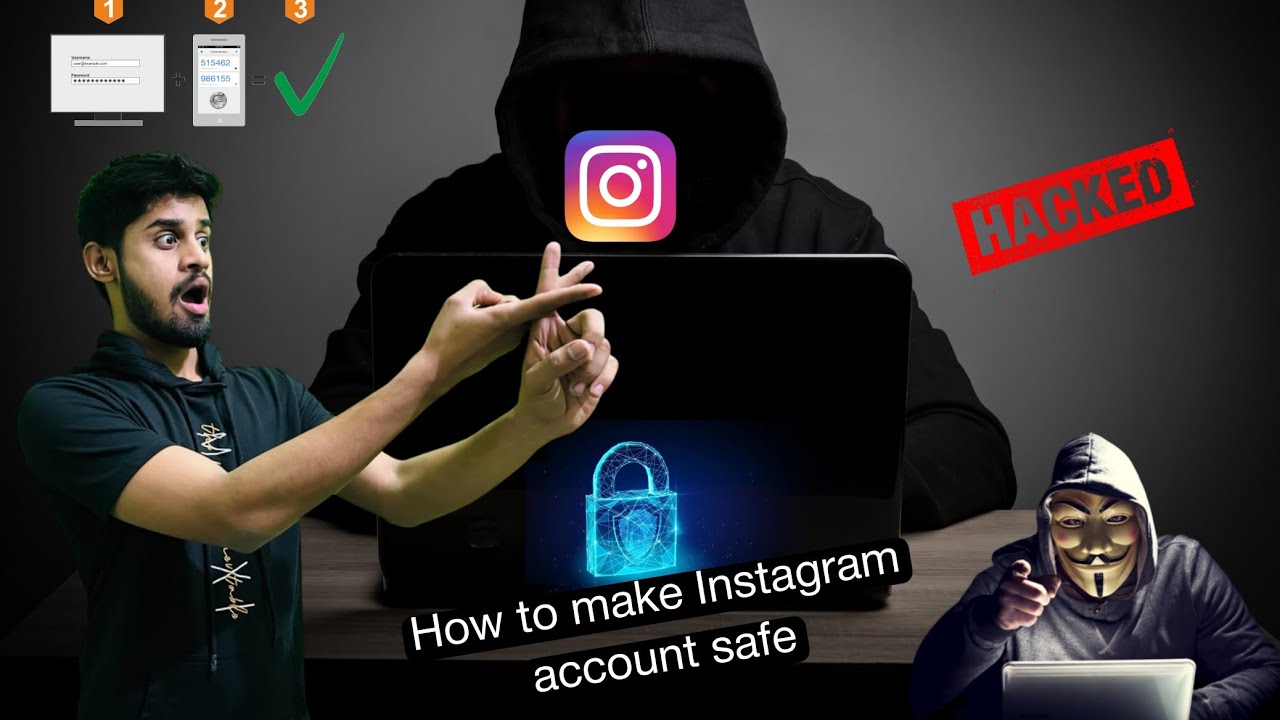 #deaf How to make protect Instagram account safe  from ( Hacker)🛡️