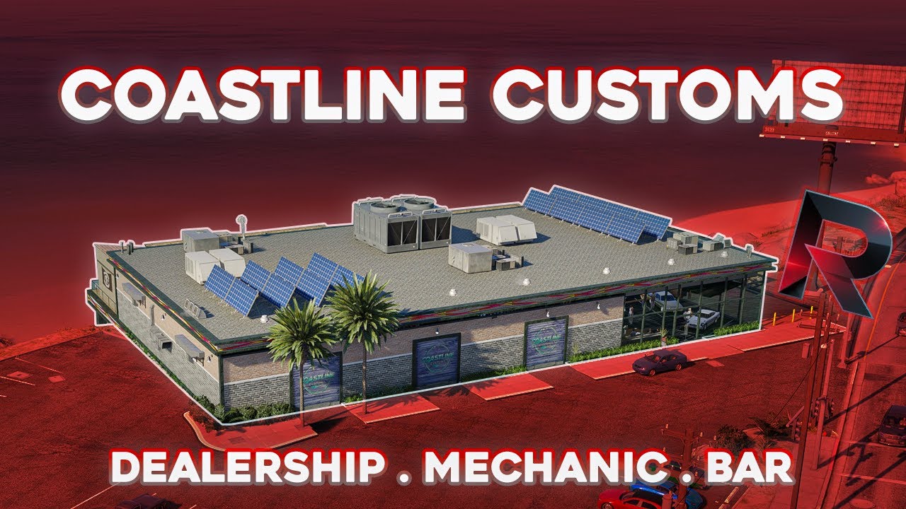 Coastline Custom | Luxury Beachside Tuner Garage MLO | FiveM