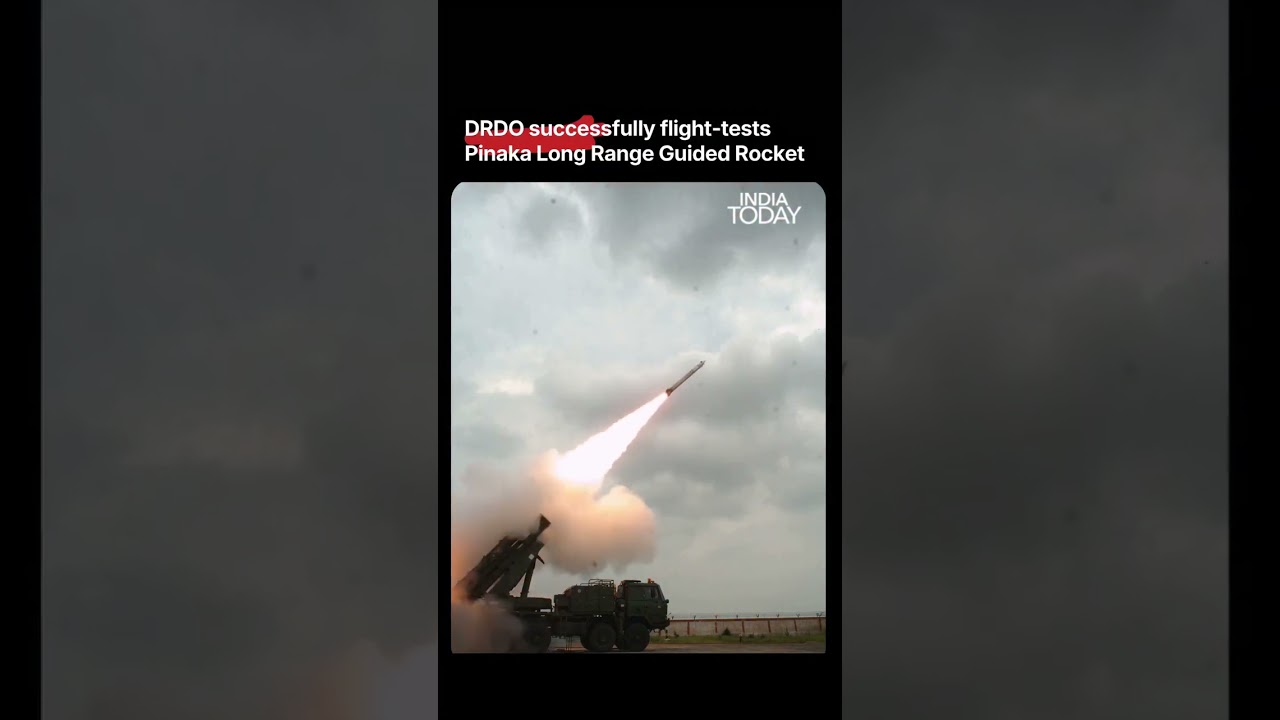 DRDO Successfully Tests Pinaka Long-Range Guided Rocket, Scores Direct Hit at 60 km Range