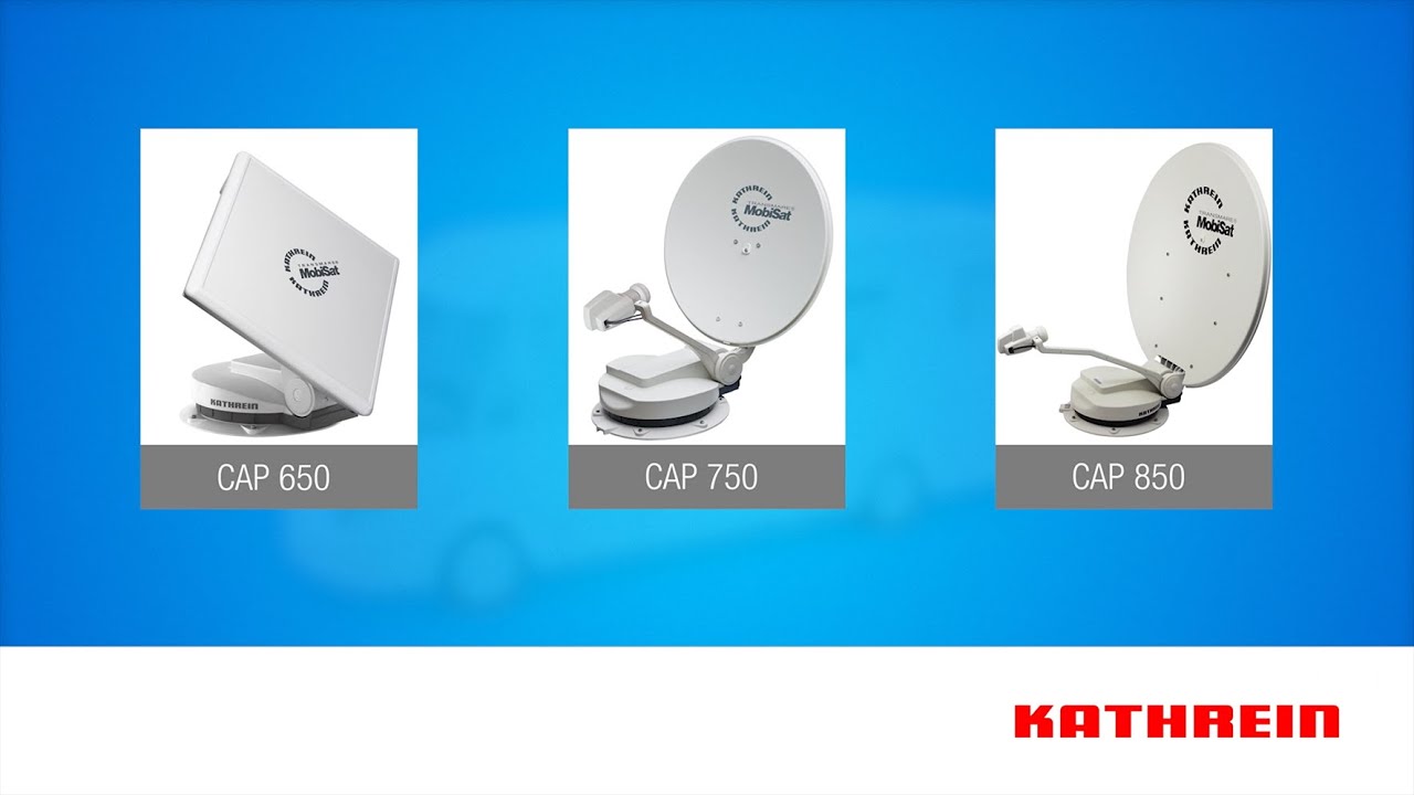 Camping Sat-Anlagen | CAP-Serie - vollautomatische Sat-Antennen aus dem Hause KATHREIN DS