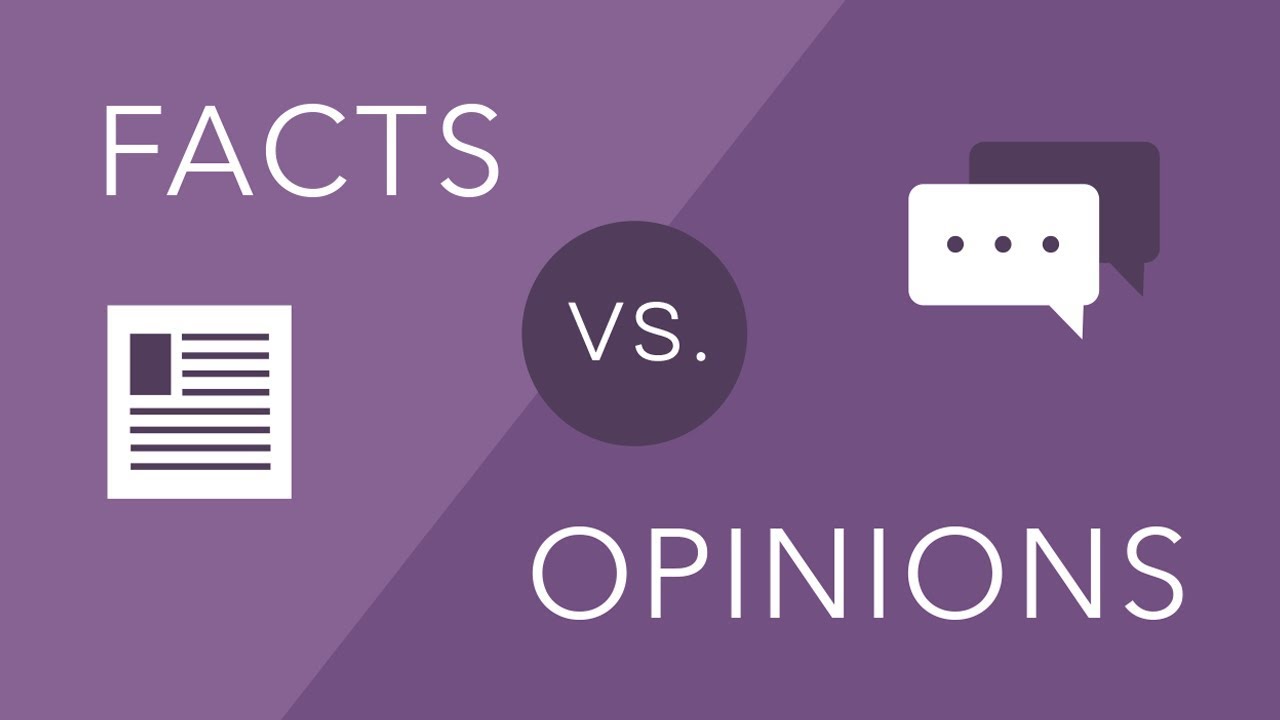 The Blur Between Facts and Opinions in the Media