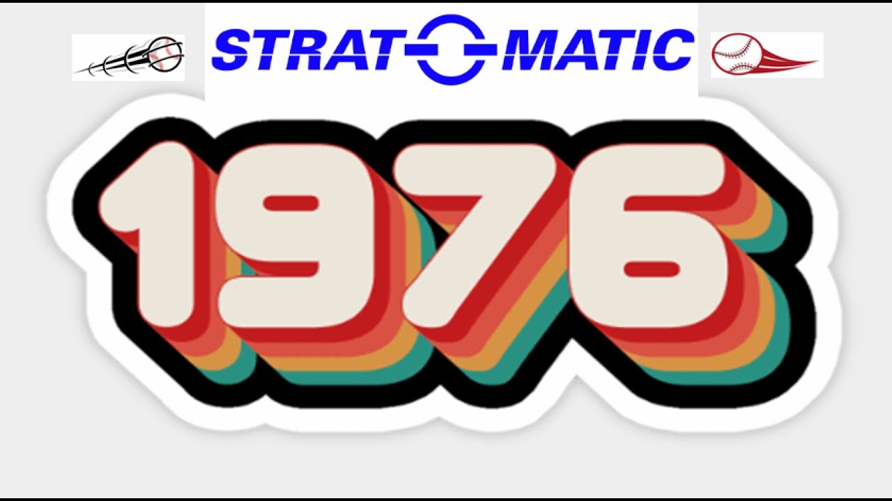 Stratomatic Baseball Card & Dice - 1976 Bicentennial Tournament Mets vs Pirates Game 1 round 2