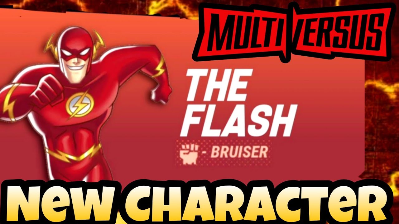 Multiversus New Character! The Flash! Character Concept! Attacks! Specials! Skins! Taunts! Stage!