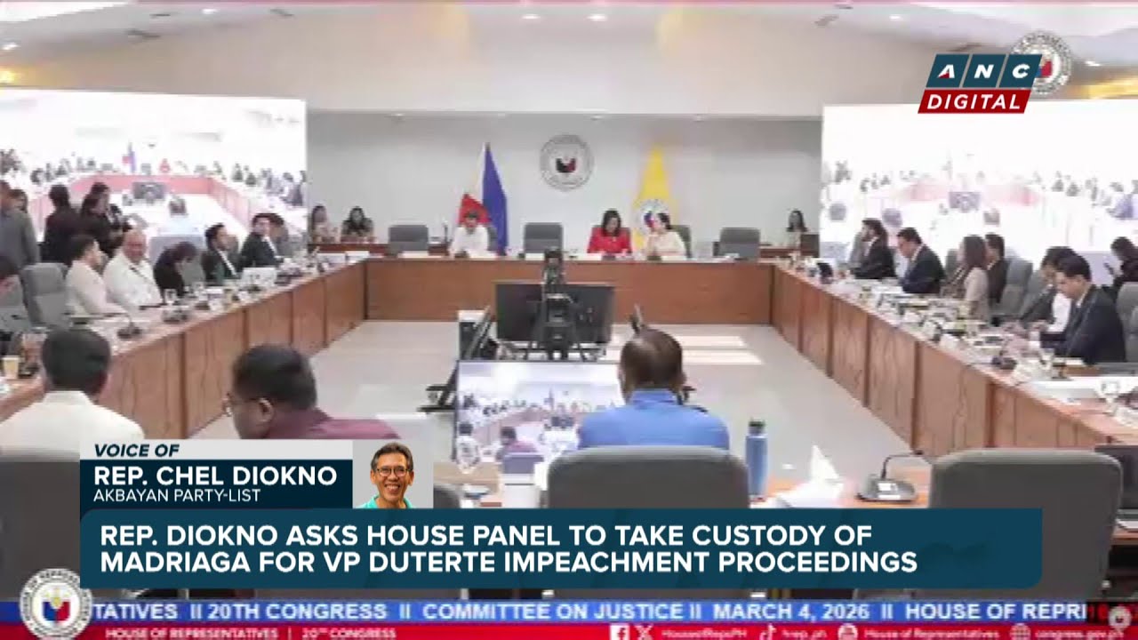 Diokno asks House to subpoena VP Sara SALNs, NBI records on alleged threats vs. Marcos | ANC