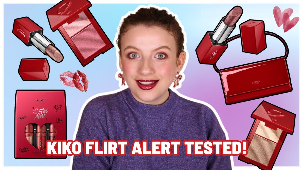 KIKO MILANO FLIRT ALERT TESTED! / SWATCHES, APPLICATION AND FIRST IMPRESSIONS
