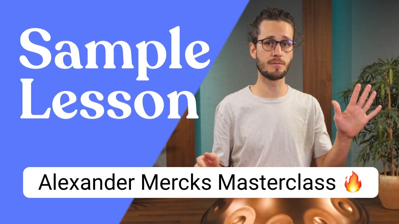 Handpan lessons: 5 Ways to play chords (for beginners) with Alexander Mercks