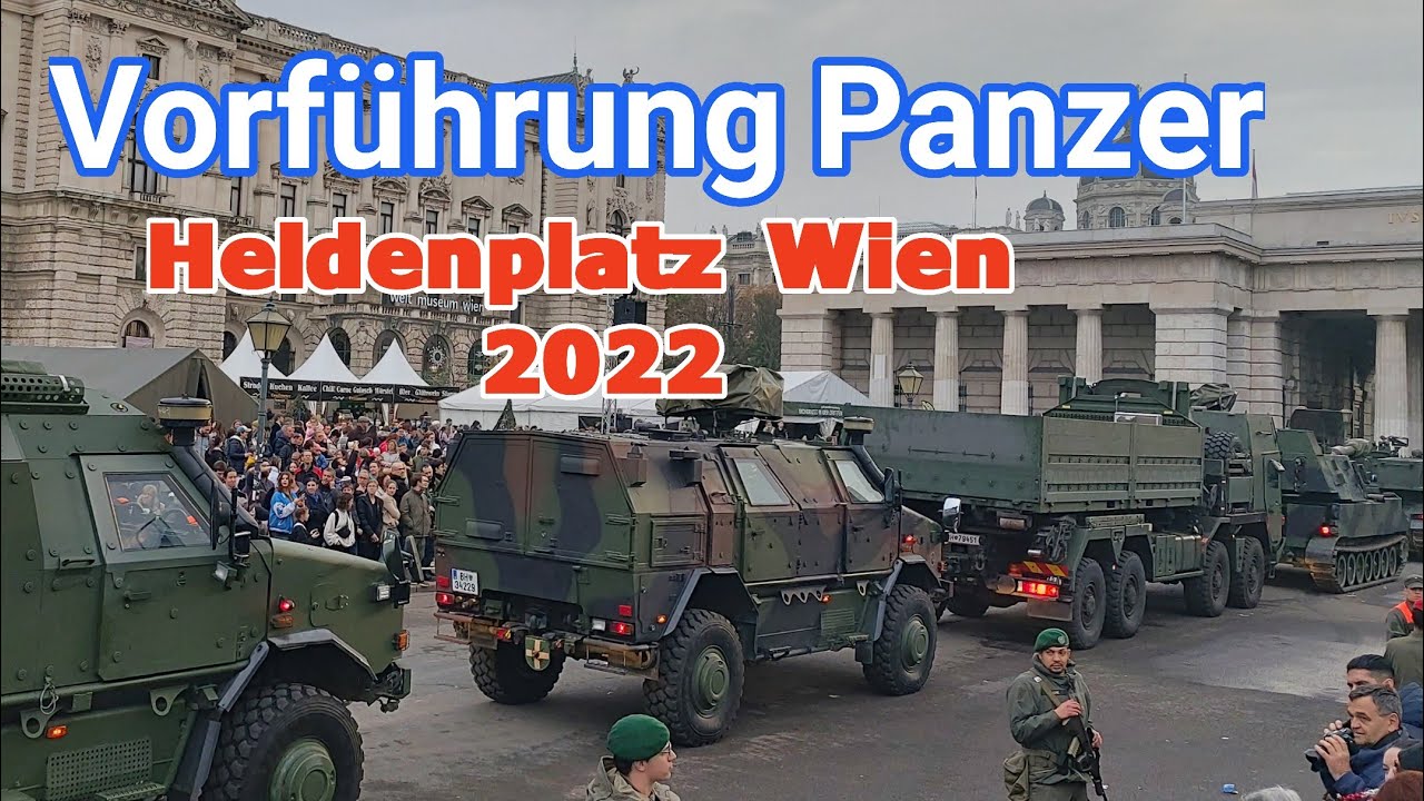 Panzervorführung|Nationalfeiertag Österreich 2022