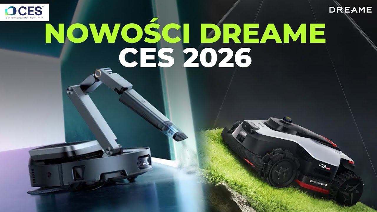 CES 2026: Dreame pokazuje wszystko. Roboty, kosiarki, oczyszczacze i samochód