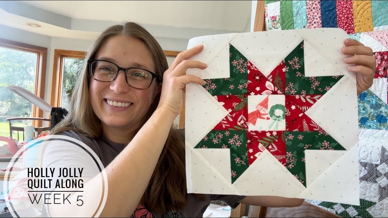 Holly Jolly Sampler Quilt Along — Неделя 5: Безе и сахарное печенье в блоках, VLOG