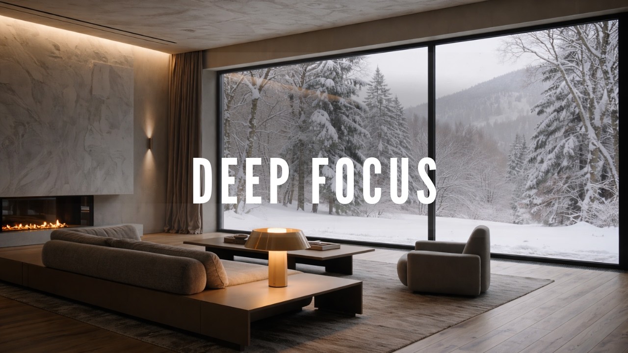 【集中できるBGM】ミニマル空間で静かに没入（No Vocals）｜DEEP FOCUS Ambient for Study & Work