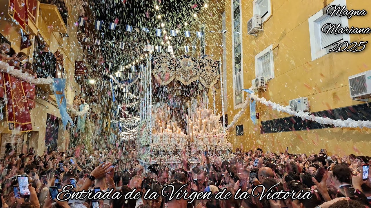 ¡MOMENTAZO! Entrada Completa de la Virgen de la Victoria Coronada | Magna Mariana Huelva 2025 [4K]