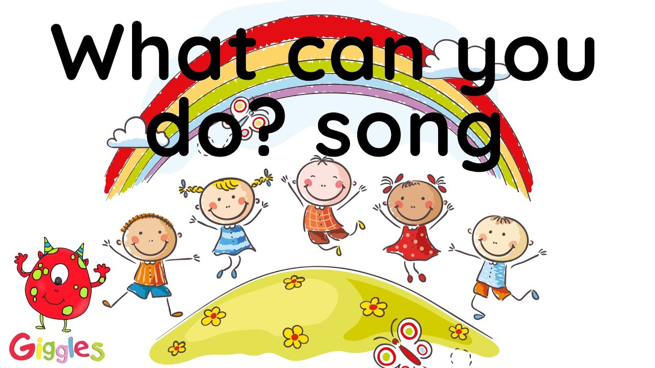 ESL action song - What can you do? song - a fun action song teaching verbs
