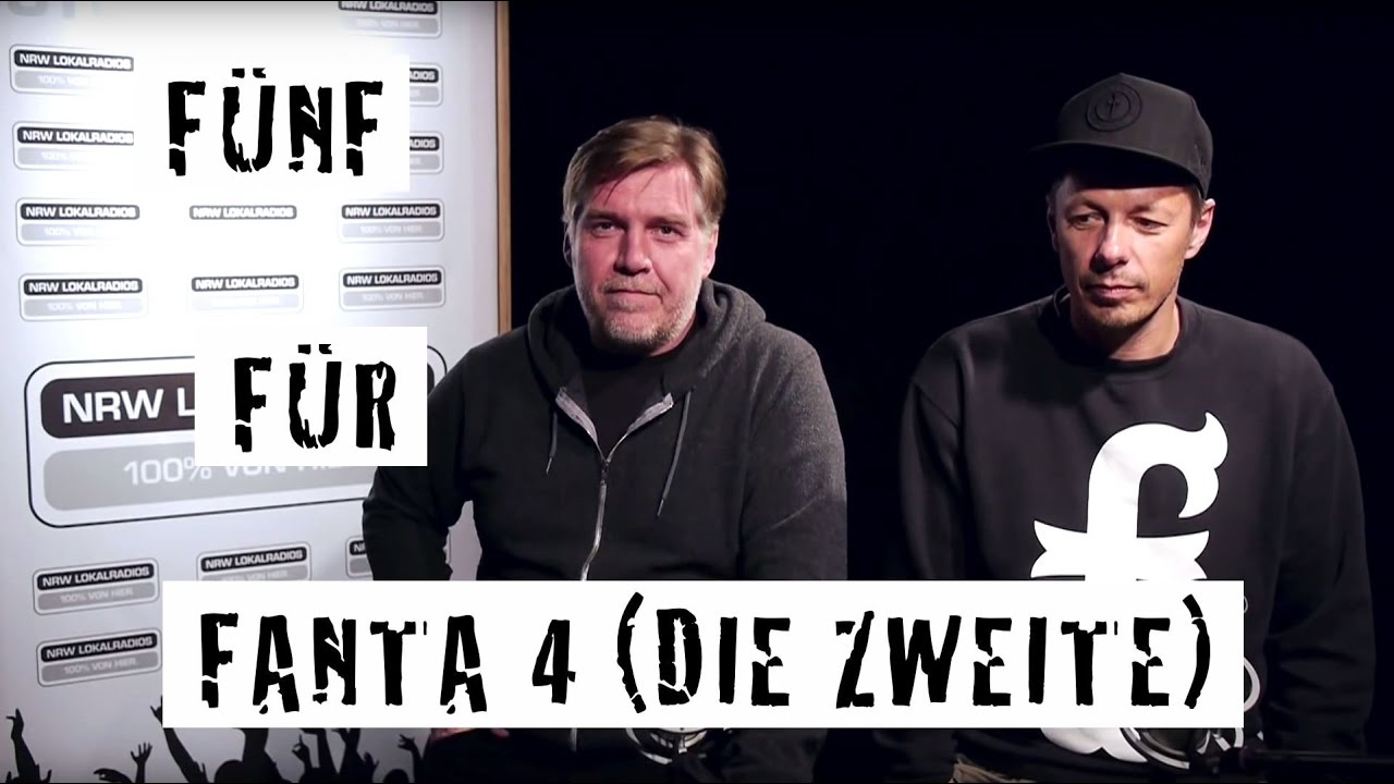 Fünf für And.Ypsilon und Michi Beck (Die Fantastischen Vier) - das Interview ohne Fragen